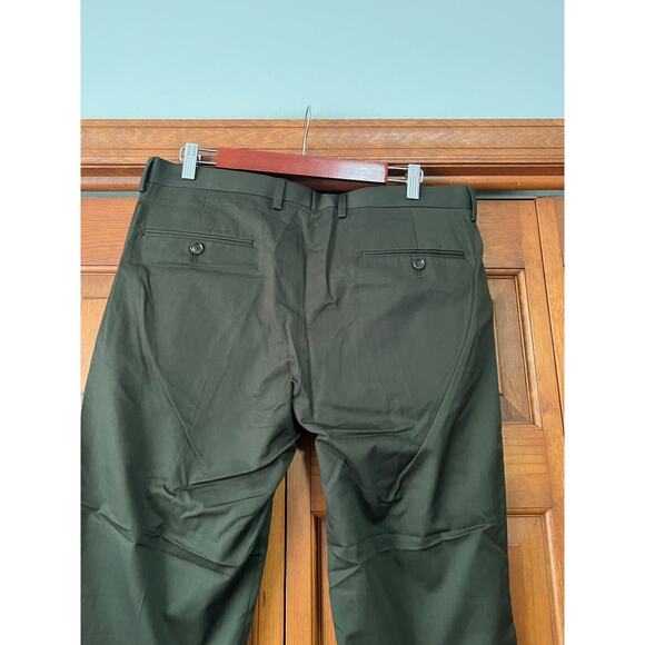 NWT J. Crew Men's Ludlow Slim-Fit Suit Dress Pant Italian Dark Olive Size 33x34 - Picture 10 of 16